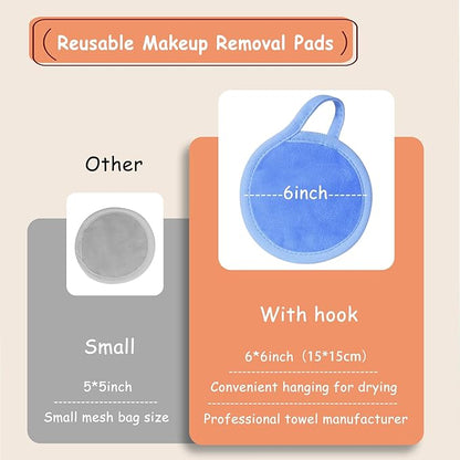 Makeup remover pads, 18 packs