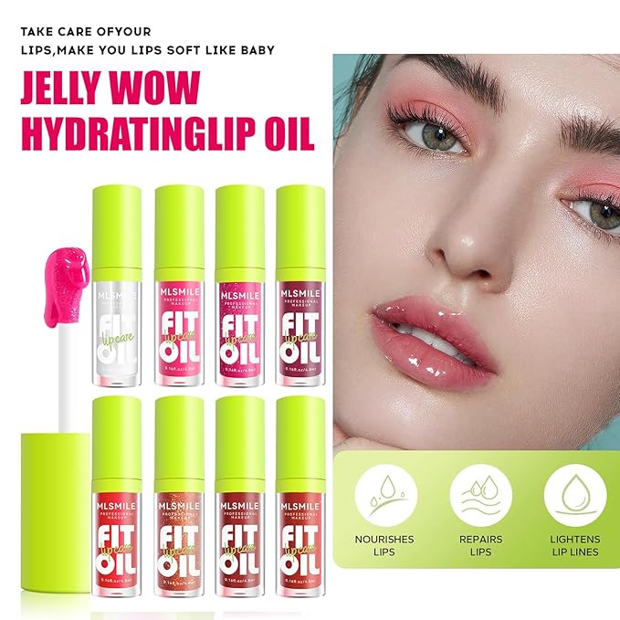 4 Colors Fat Oil Lip Gloss, Lip Oil Gloss,