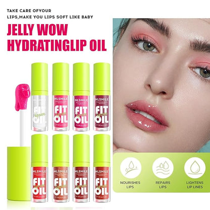 4 Colors Fat Oil Lip Gloss, Lip Oil Gloss,