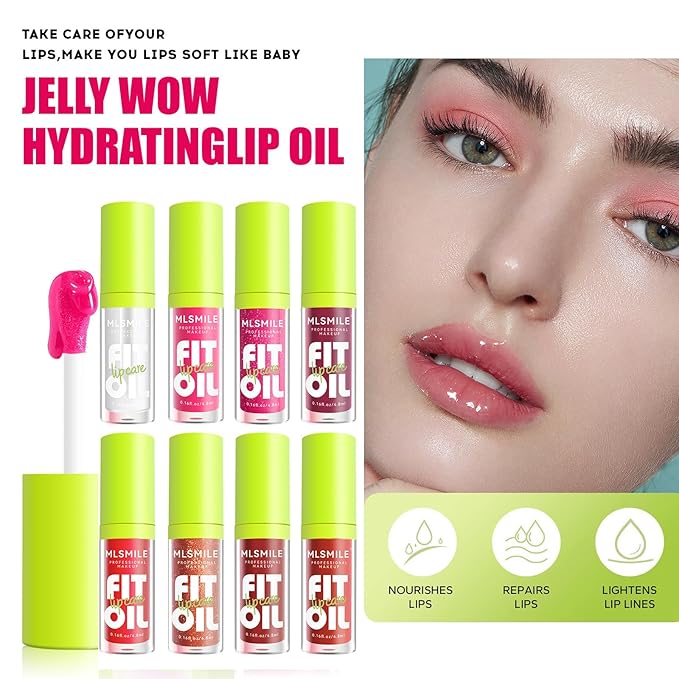 4 Colors Fat Oil Lip Gloss, Lip Oil Gloss,