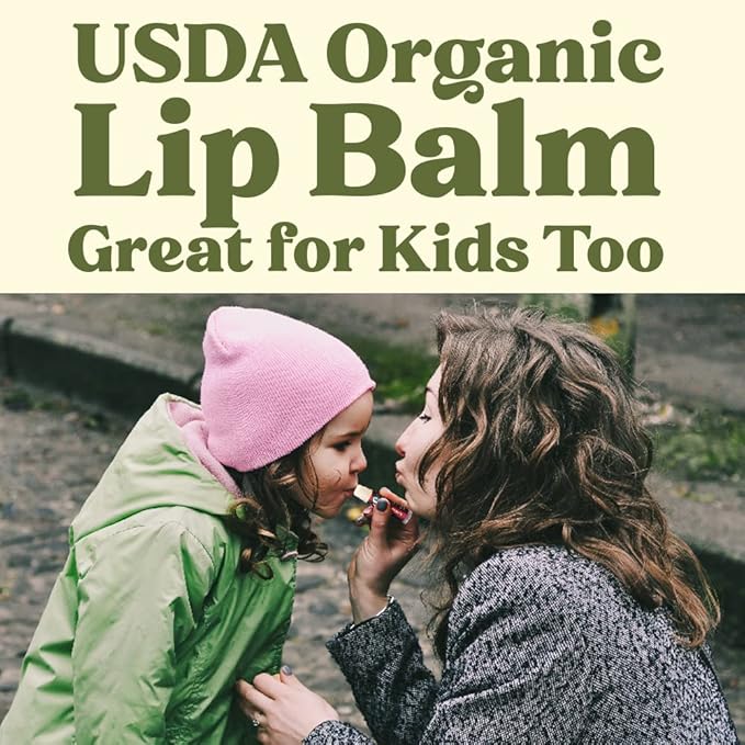 USDA Organic Lip Balm 4-Pack by