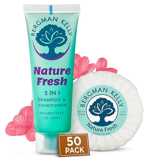BERGMAN KELLY Round Soap Bars, 2in1