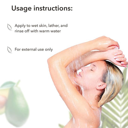 Ecolatier Avocado Body Wash with 97.5%