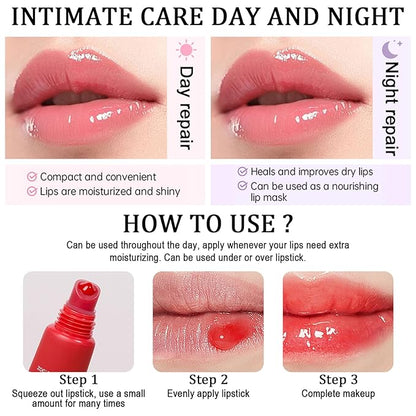 Lip Butter Balm, Day/Night Hydrating Lip Vanilla