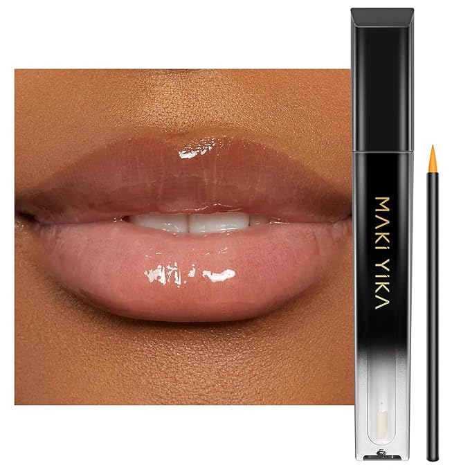 MAKI YIKA Clear Lip Gloss for Women Lip