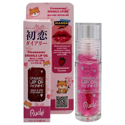 RUDE Manga Sparkle Lip Oil