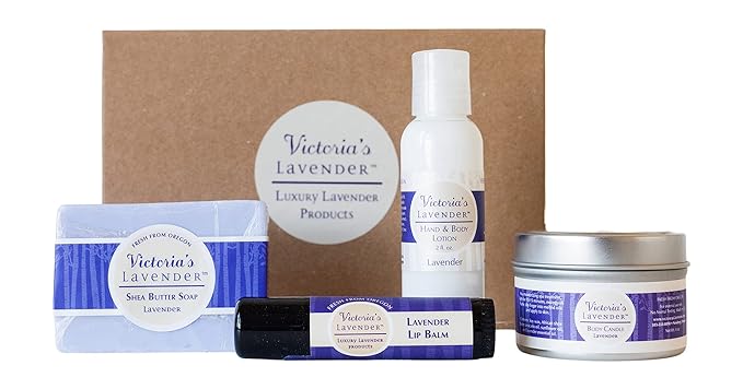 Victoria's Lavender Natural Body Products Gift