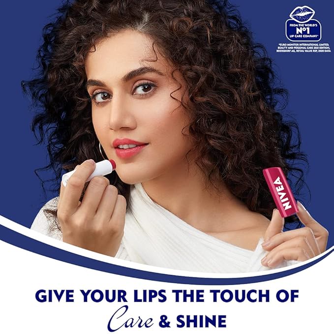 Nivea Lip Care Fruity Shine Cherry, 4.8gm 4.8gm