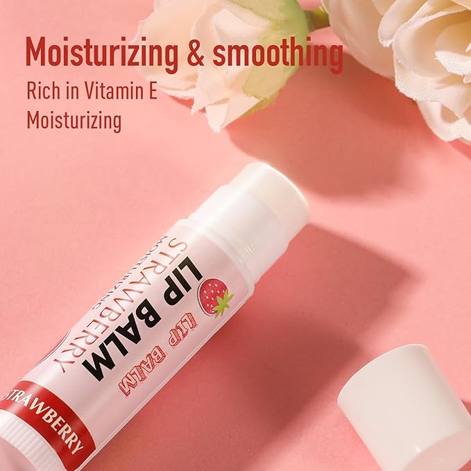 AZEN 8 Pack Lip Balm Stocking,