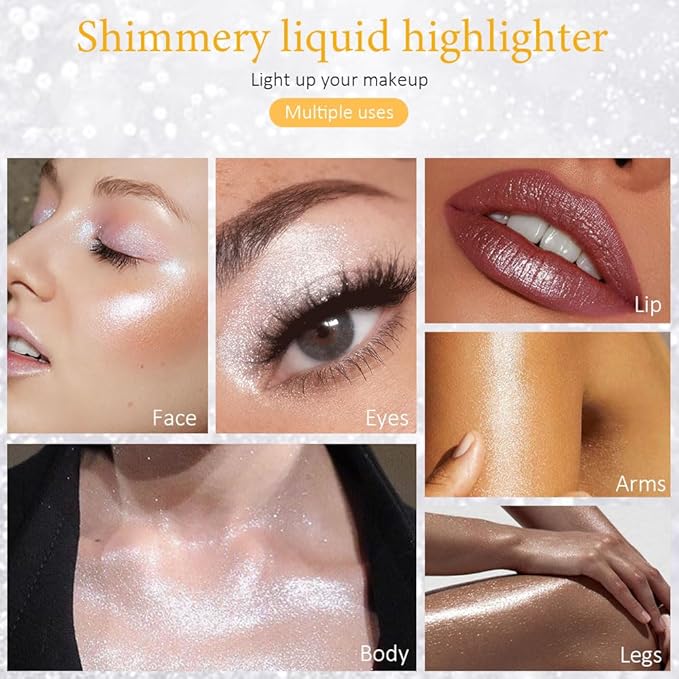 6 Colors Face Highlighter Makeup Palette iluminadores de
