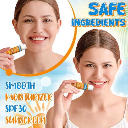 10 Pcs Sunscreen Lip Balms Bulk