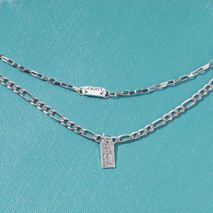 Boho Layered Silver Bar Necklace Choker