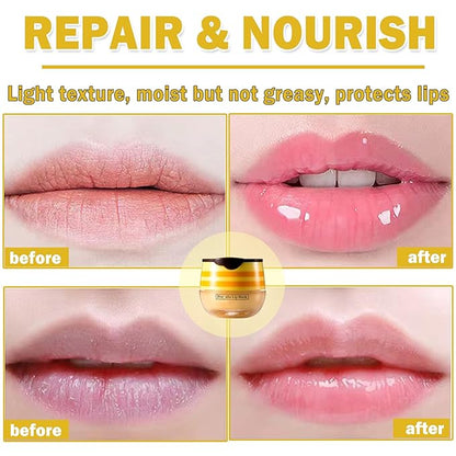 2PCS Bee Lip Balm Honey Pot
