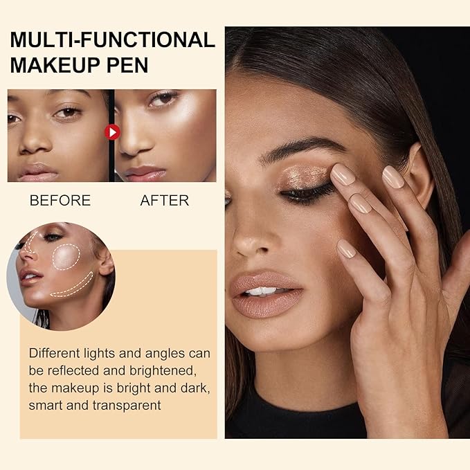 Contour Beauty Wand, Liquid Face Concealer Contouring Highlighter Contour Stick