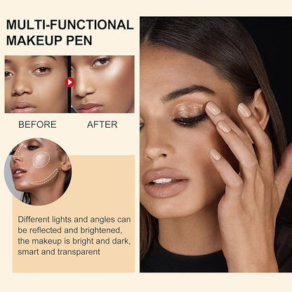 Contour Beauty Wand, Liquid Face Concealer Contouring Highlighter Contour Stick
