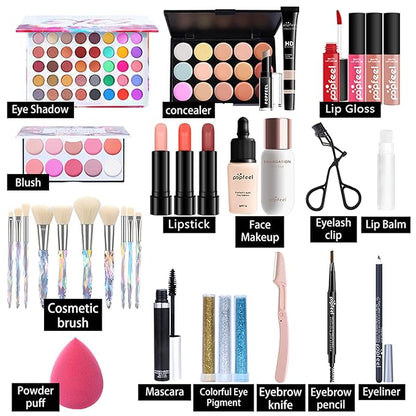 All-in-One Makeup Gift Set Travel Makeup