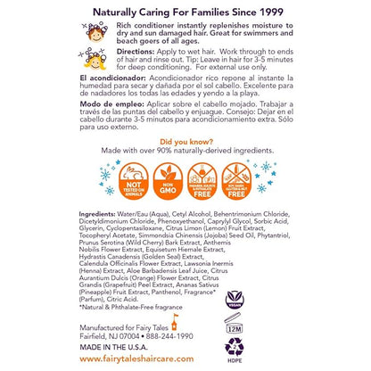 Fairy Tales Swimmer Conditioner for Kids - 8 oz | Made with Natural Ingredients in the USA | Replenish and Restore from Chlorine and Salt Damage | No Parabens, Sulfates, or Synthetic Dyes