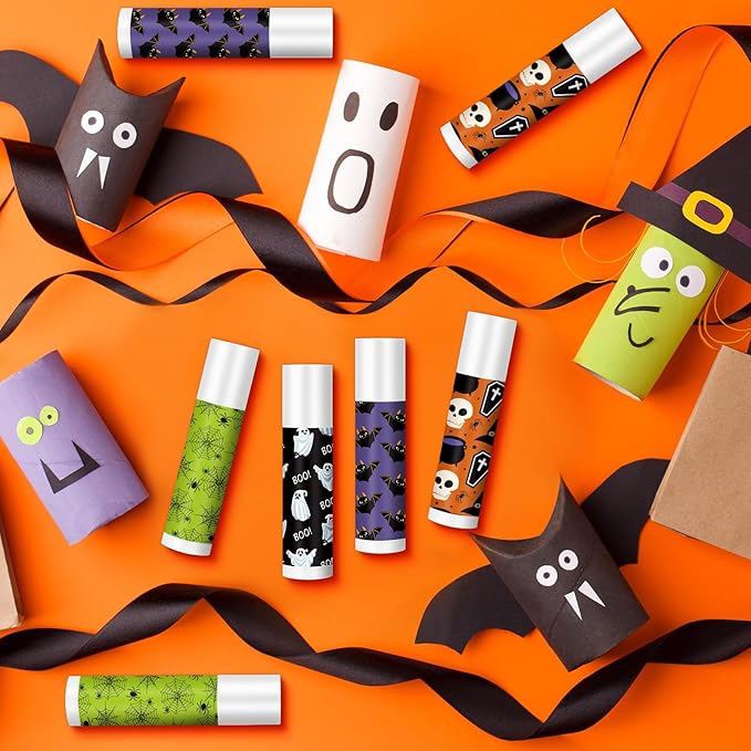 40 Pcs Halloween Lip Balm Ghost Styles