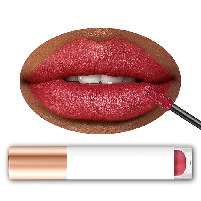 Women Matte Lipstick Red Long Lasting Liquid Lipstick, Long