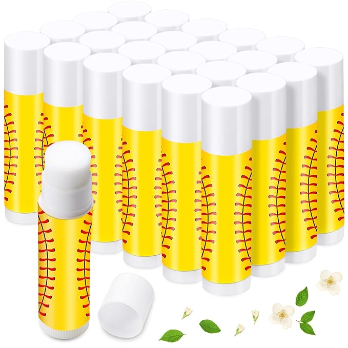 Demissle 40 Pcs Softball Lip Balm, Girl,