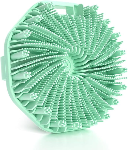 Silicone body scrubber, exfoliating body