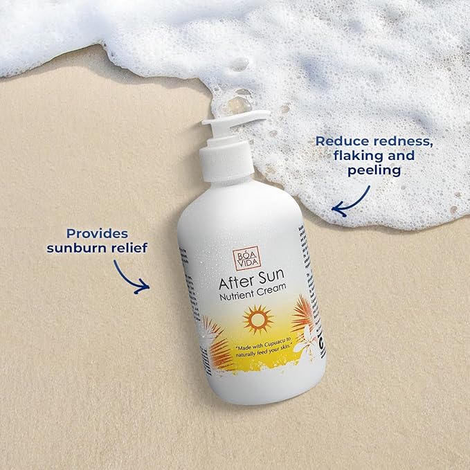 BoaVida After Sun Lotion Nutrient Cream and Tan Enhancer, 16 Ounce