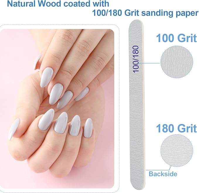 Nail files (24 pack), 100/180