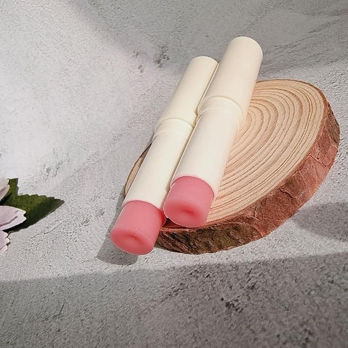 2PCS Handmade Plant lip balm Pink