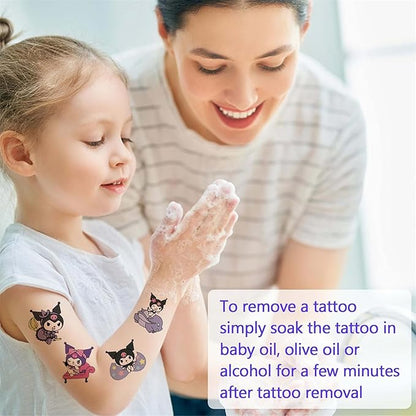 40pcs Kuomi Temporary Tattoos for Kids, kuro-mi Party Gifts (Klm)