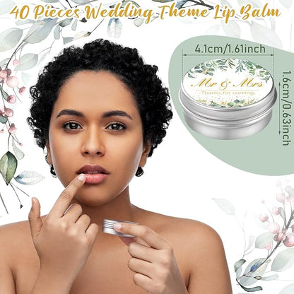 40 Pieces Bridal Shower Lip Balm Style)