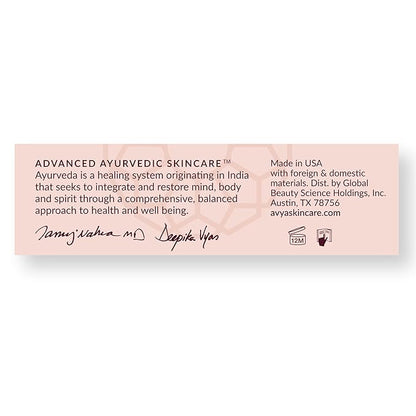 AVYA SPF 40 Sheer Tinted Moisturizer with Hyaluronic Acid & Green Chai – Advanced Ayurvedic Skincare Treatment for Balanced and Brighter Skin/Medium Skintones Shade #2 (0.34oz/10ml)
