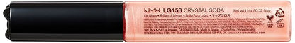 NYX Professional Makeup Mega Shine Lip Gloss, Crystal Soda, 0.37 Ounce