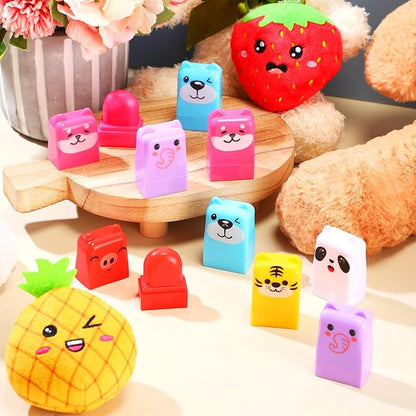 12 Pcs Farm Animals Birthday Lip