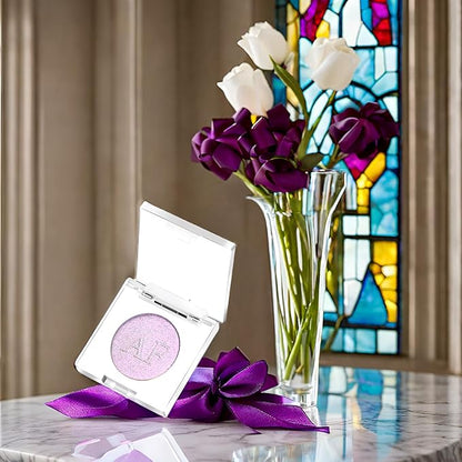 Purple Diamond Highlighter Makeup, Duochrome Shimmer Highlighter Makeup Skin, 02