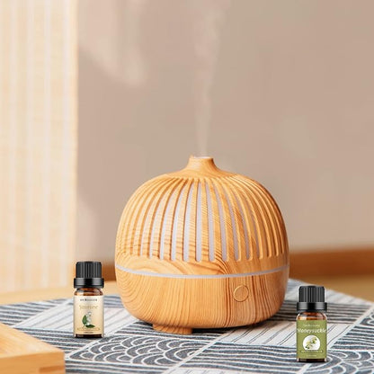 Sedbuwza Jasmine Honeysuckle Essential Oil Set, Jasmine Fragrance Oil Honeysuckle Scent Oil Set for Diffuser, Aromatherapy, Massage, Soap, Candle Making 2 x 10 ml