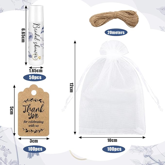 Demissle 50 Pcs Bridal Shower Lip Flower)