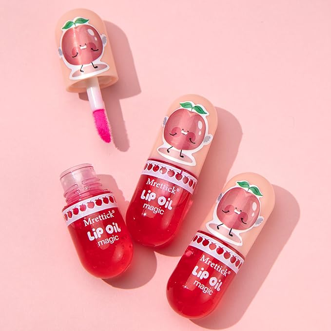 3PCS Lip Gloss,Hydrating Lip Oil Tinted Set | Gloss,Hydrating