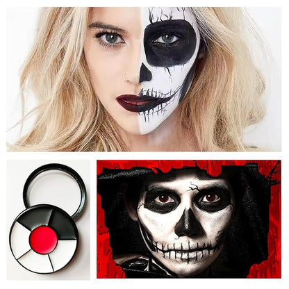 Clown Makeup Kit Face Paint Clown Wheel Black