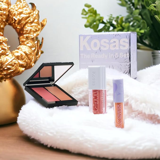 Kosas Travel Kit - lips, lashes,