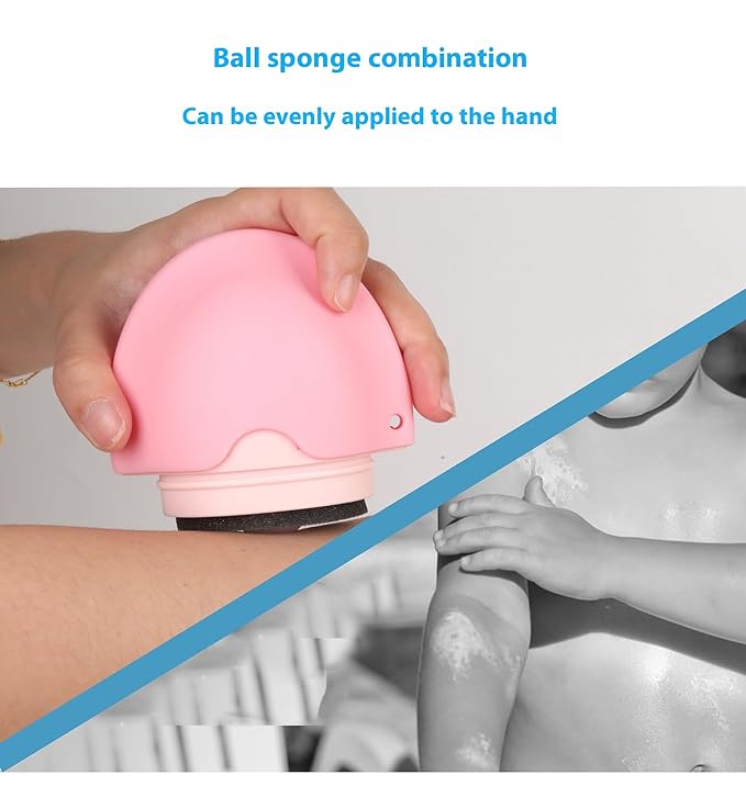 Sponge Sunscreen Applicator,Refillable Roll Include Replacement sponges for Kids, Adults,Families,Travel Size Holds Friendly (Purple)