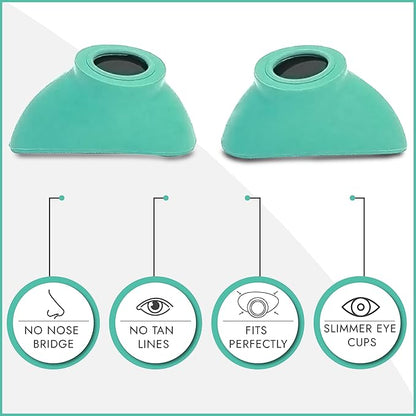 Super Sunnies Slim Flex UV Eye Protection, FDA Compliant Individual Tanning Goggles Eyeshields