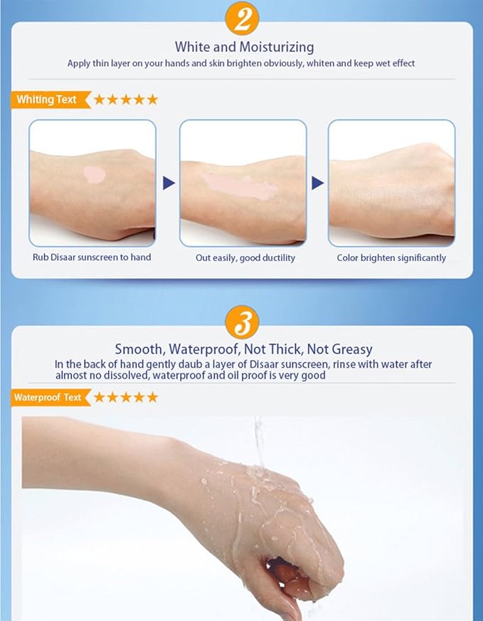 Sunscreen Cream Refreshing Sunblock SPF90++ Protection Waterproof 100ml