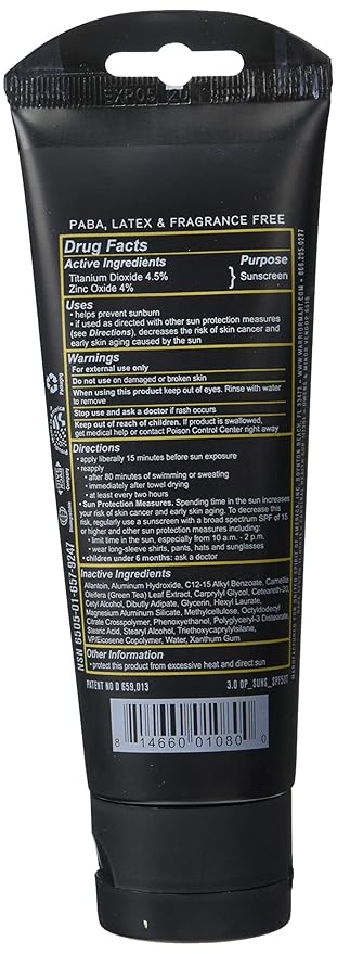 Waxhead Mineral Sunscreen, Non Nano Zinc Biodegradable