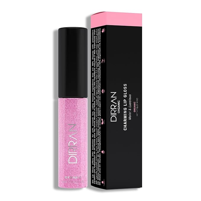 Lip Gloss With Natural Ingredients, 90% Organic & Gloss