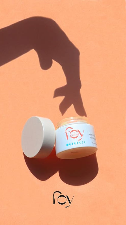 foy Illuminate+Smooth Eye and Lip Moisturizer - Luxurious Hydration and Anti-Aging Treatment with Hyaluronic Acid, Jojoba Seed Oil, and Antioxidants - 1 oz