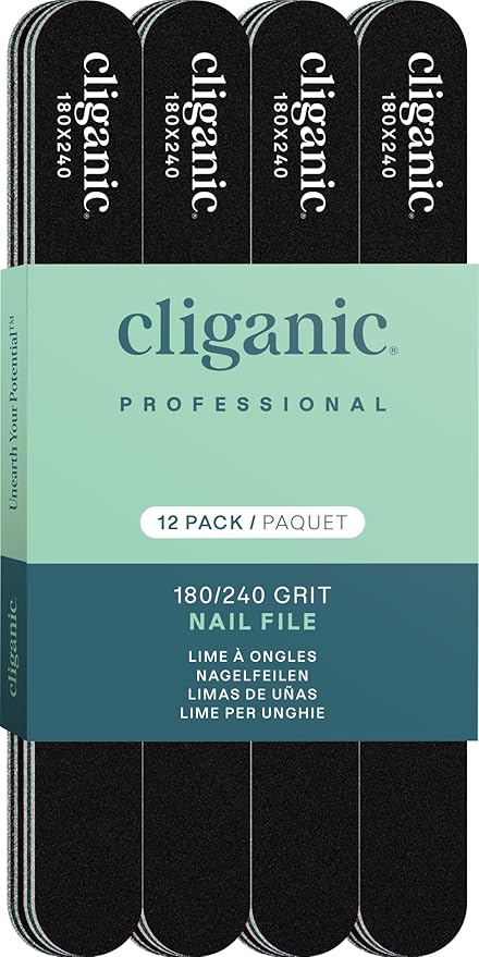 Cliganic 12 pack nail file
