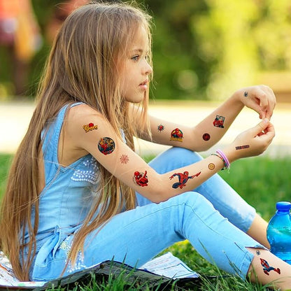 6 sheets Temporary Tattoos for Kids Movie Tattoos Reward Gifts