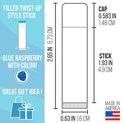 Chap-Ice | Blank Lip Balm Tubes (Blue