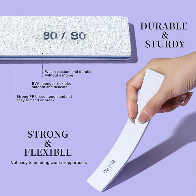 Fandamei 80/80 grit nail file,