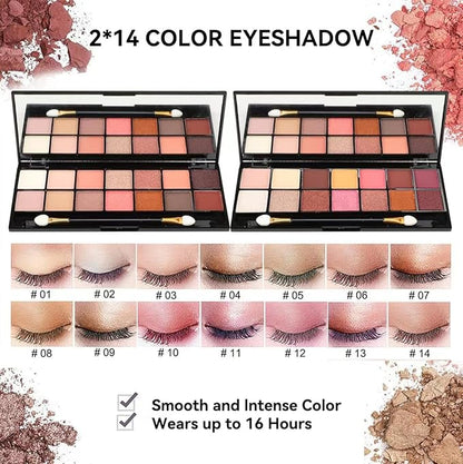 28 Pieces Makeup Kit for Women